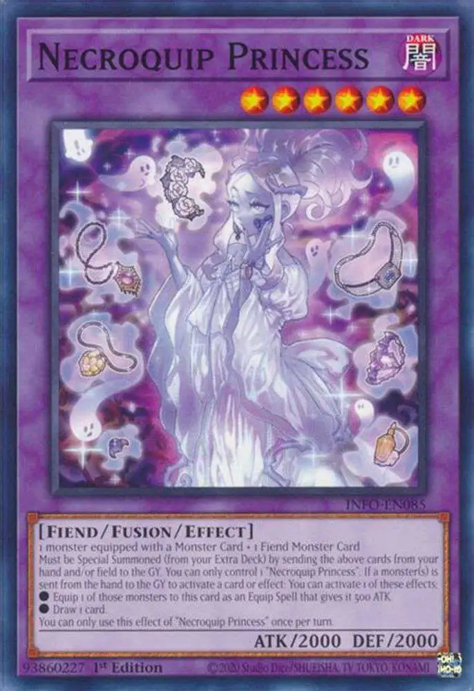 YuGiOh Trading Card Game The Infinite Forbidden Common Necroquip Princess INFO-EN085