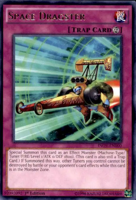 YuGiOh Invasion: Vengeance Rare Space Dragster INOV-EN000