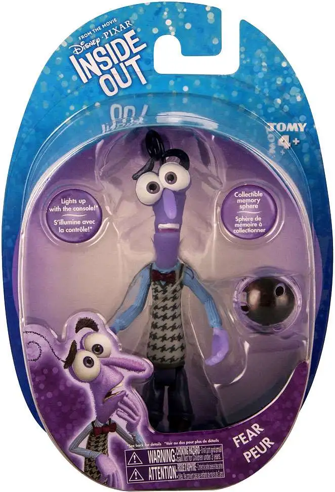 Disney Pixar Inside Out Fear 5 Action Figure Memory Sphere Tomy - ToyWiz