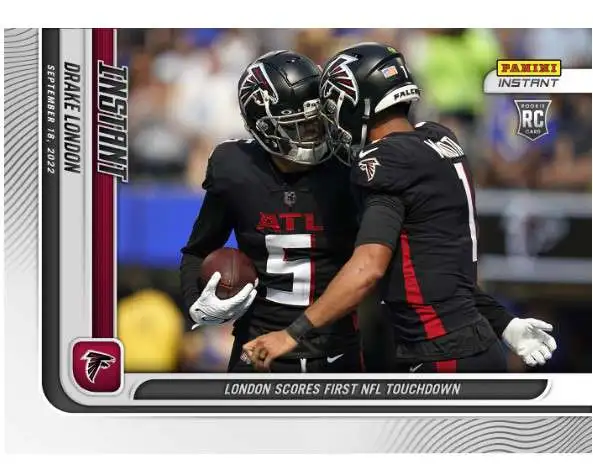 NFL Atlanta Falcons 2022 Instant RPS First Look Football Single Card 1 of  942 Drake London FL4 Rookie Card - ToyWiz