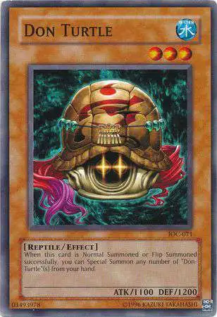 YuGiOh Trading Card Game Invasion of Chaos Common Don Turtle IOC-071