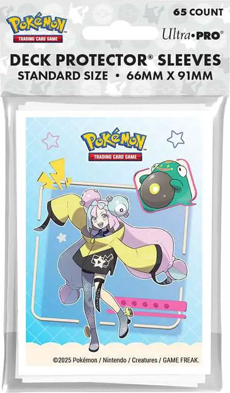 Ultra Pro Pokemon Trading Card Game Iono & Bellibolt Standard Card Sleeves [65 Sleeves]