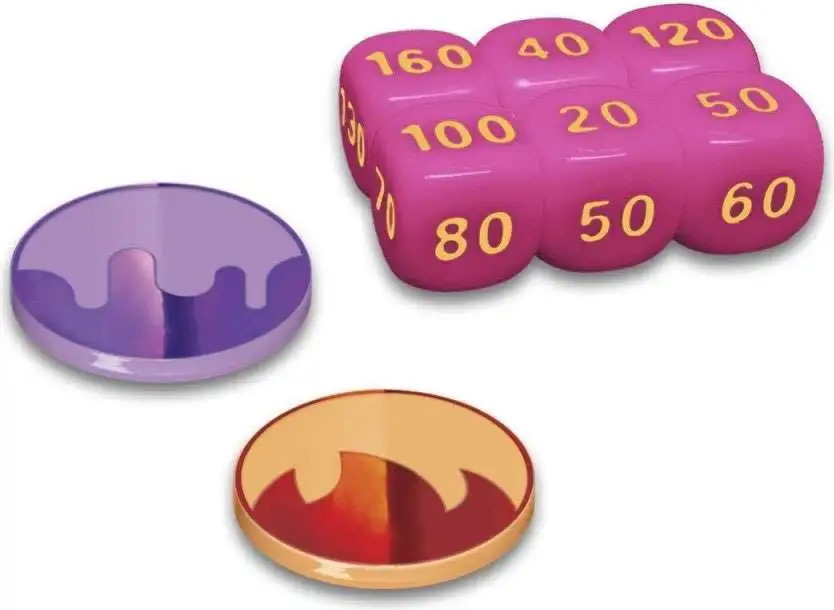 Pokemon Scarlet & Violet Iono Damage Counter Dice, Coin-Flip Die & 2 Condition Markers (Pre-Order ships April)