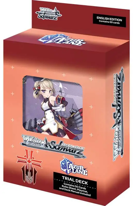 Weiss Schwarz Trading Card Game Azur Lane Iron Blood Version Trial Deck [50 Cards]