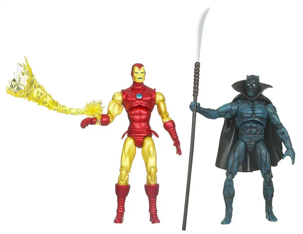 Marvel Universe Iron Man vs. Black Panther Exclusive 3.75 Action