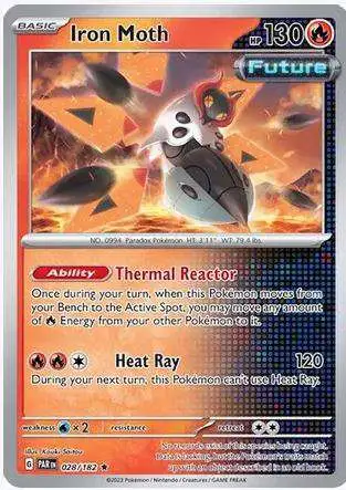 Pokemon Scarlet & Violet Promo Iron Moth #028 [Cosmos Holo]