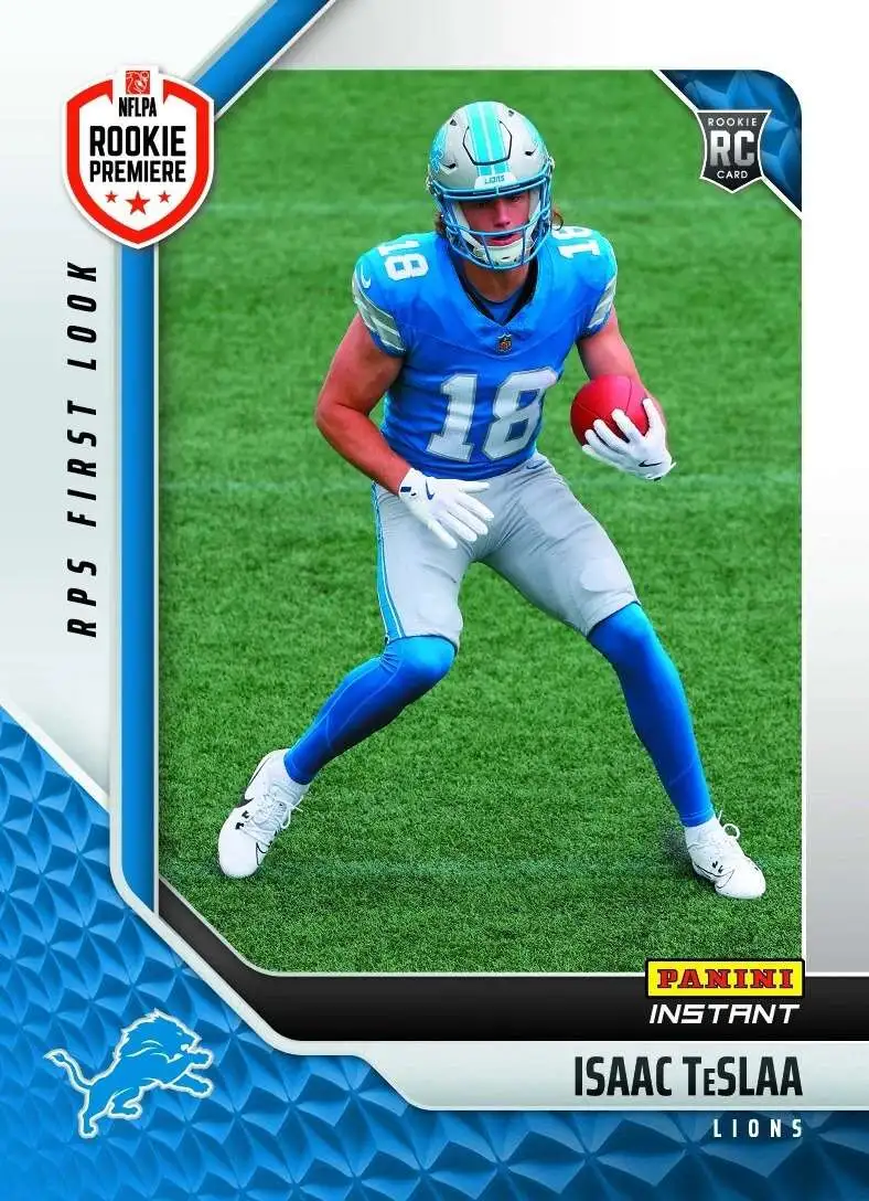 NFL 2025 Instant RPS First Look Football Isaac TeSlaa RPSFL-9 [Rookie]