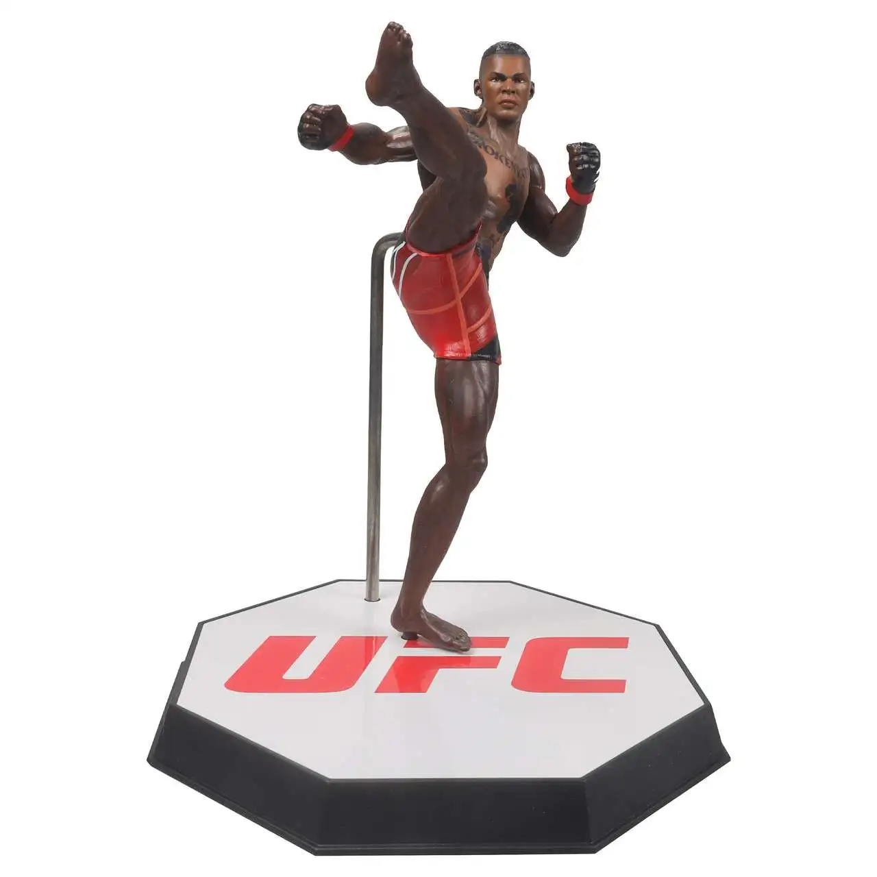 McFarlane Toys UFC Israel Adesanya Action Figure [Red Shorts, Regular Version, Digital Collectible]