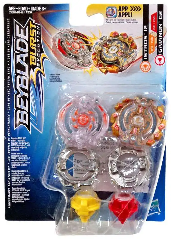 Beyblade Burst Istros I2 & Gaianon G2 Dual Pack [Damaged Package]