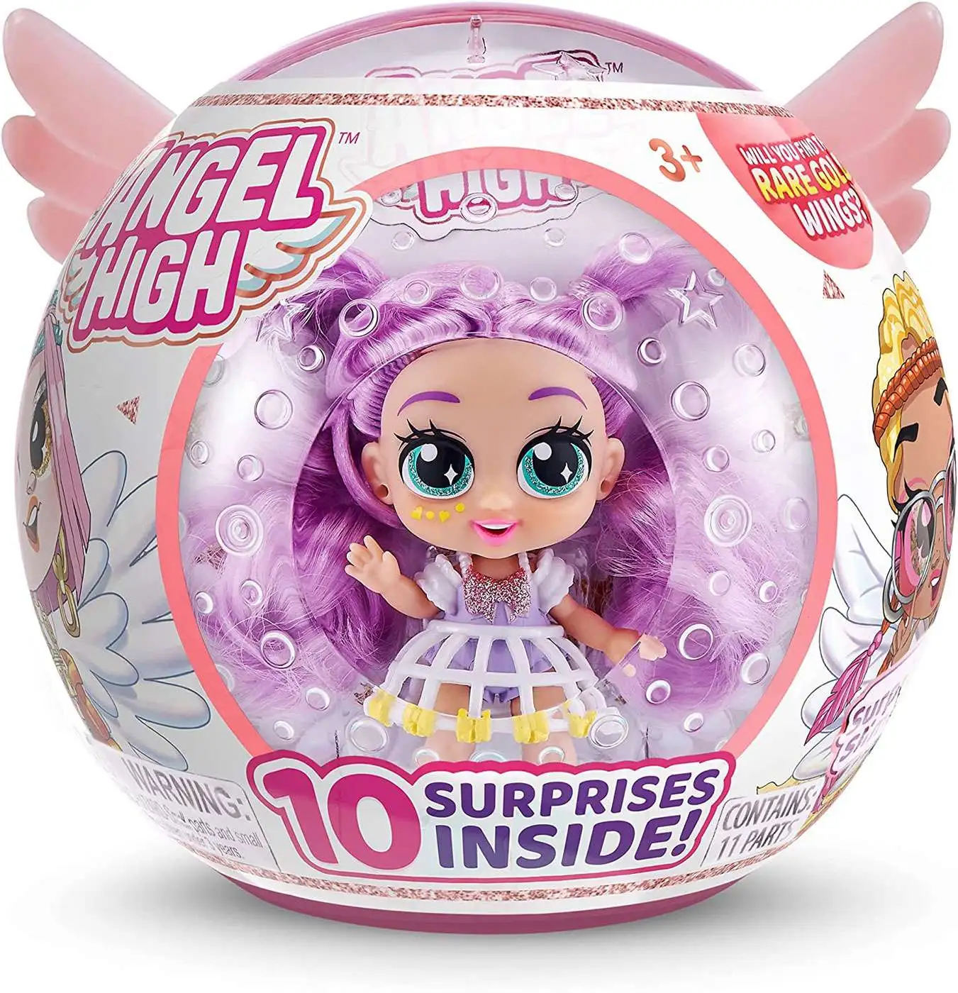 Bambola Itty Bitty Prettys Angel High Glow Goals Series 2 Con Ali Luminose E Accessori Sorpresa - Stacey Raver