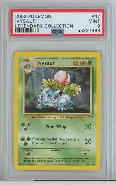 Pokemon Legendary Collection Ivysaur Graded Card #47 [PSA 9]