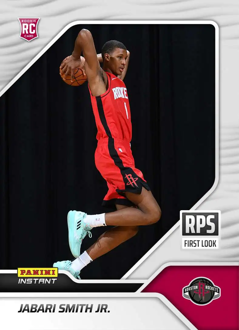 NBA Houston Rockets 2022-23 Instant RPS First Look Basketball Jabari Smith Jr. RPS-3 [Rookie Card]