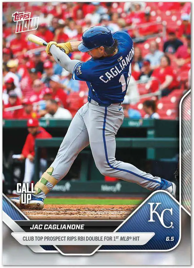 MLB Kansas City Royals 2025 NOW Baseball Jac Caglianone #262 [Rookie]