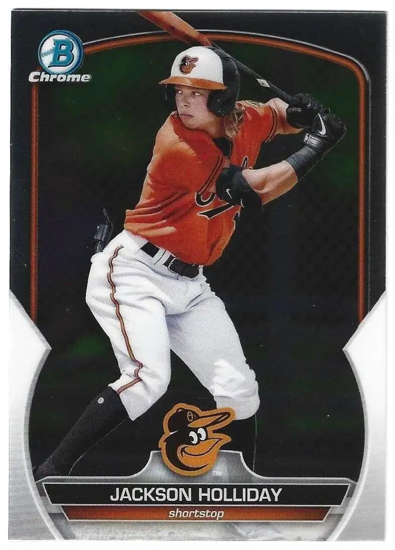 MLB Baltimore Orioles 2023 Bowman Chrome Prospects Jackson Holliday BCP-20