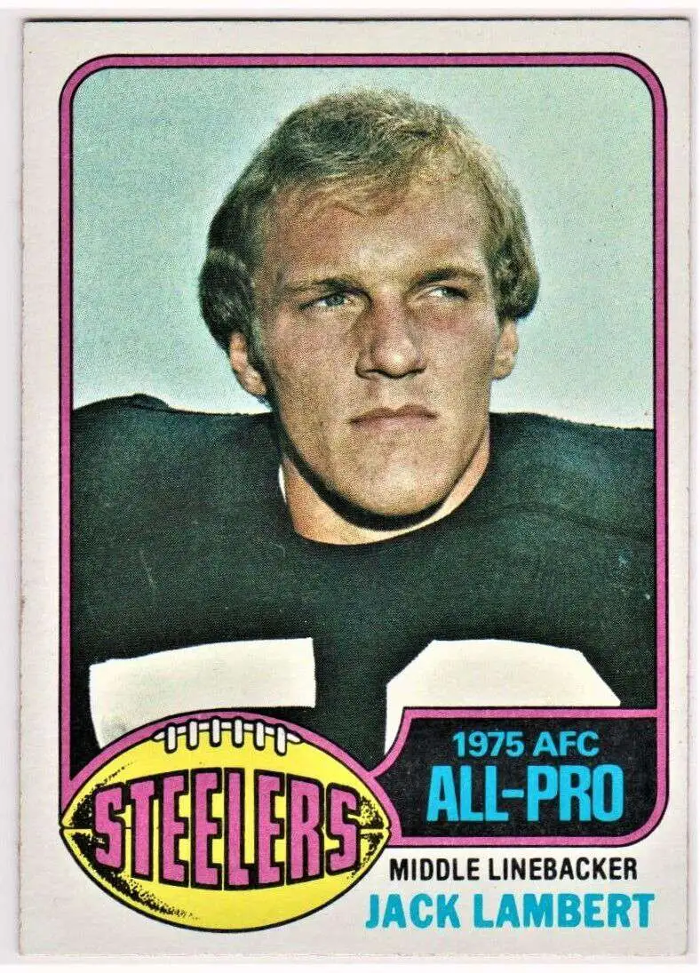 NFL 1976 Topps Single Card Jack Lambert 220 Steelers ToyWiz
