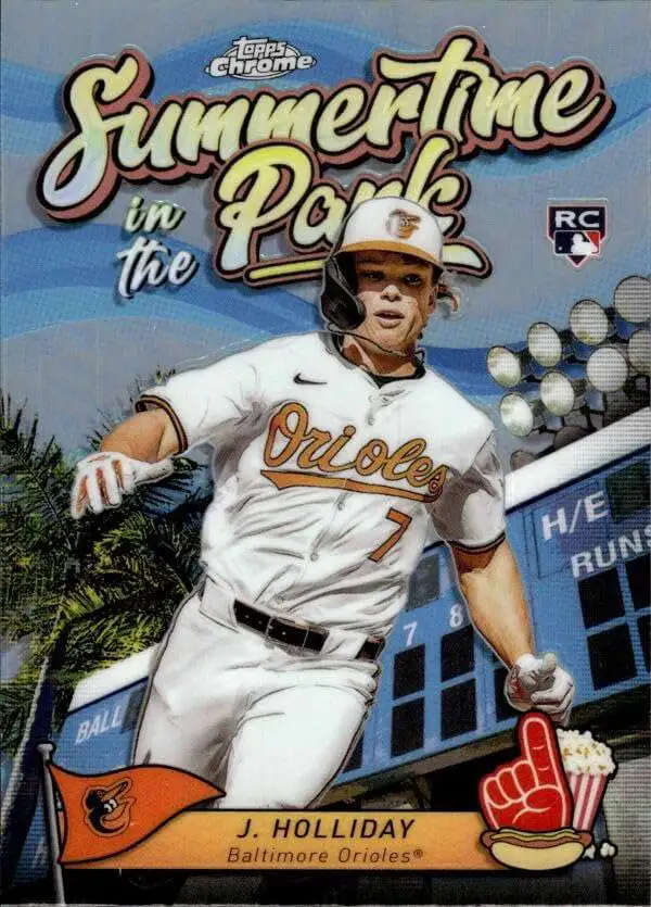 MLB 2024 Topps Chrome Baseball Summertime in the Park Jackson Holliday SITP-8 [Rookie]