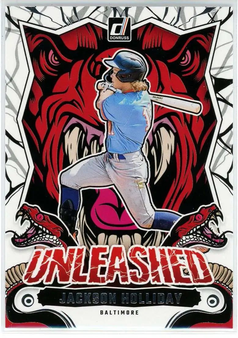 MLB 2024 Donruss Baseball Unleashed Jackson Holliday #5 [Rookie]