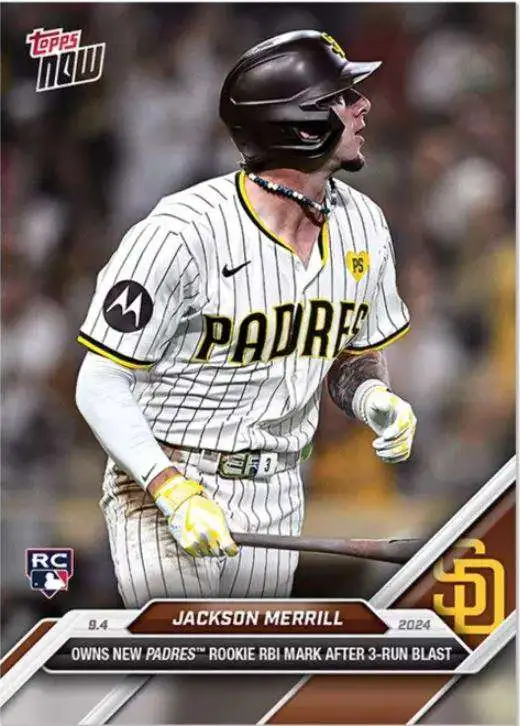 MLB San Diego Padres 2024 NOW Baseball Jackson Merrill #649 [Rookie]