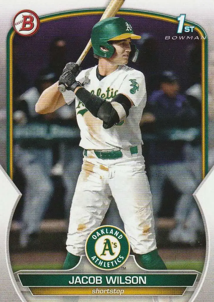 MLB Oakland Athletics 2023 Bowman Draft Paper Prospect 1st Bowman Jacob Wilson BD-121