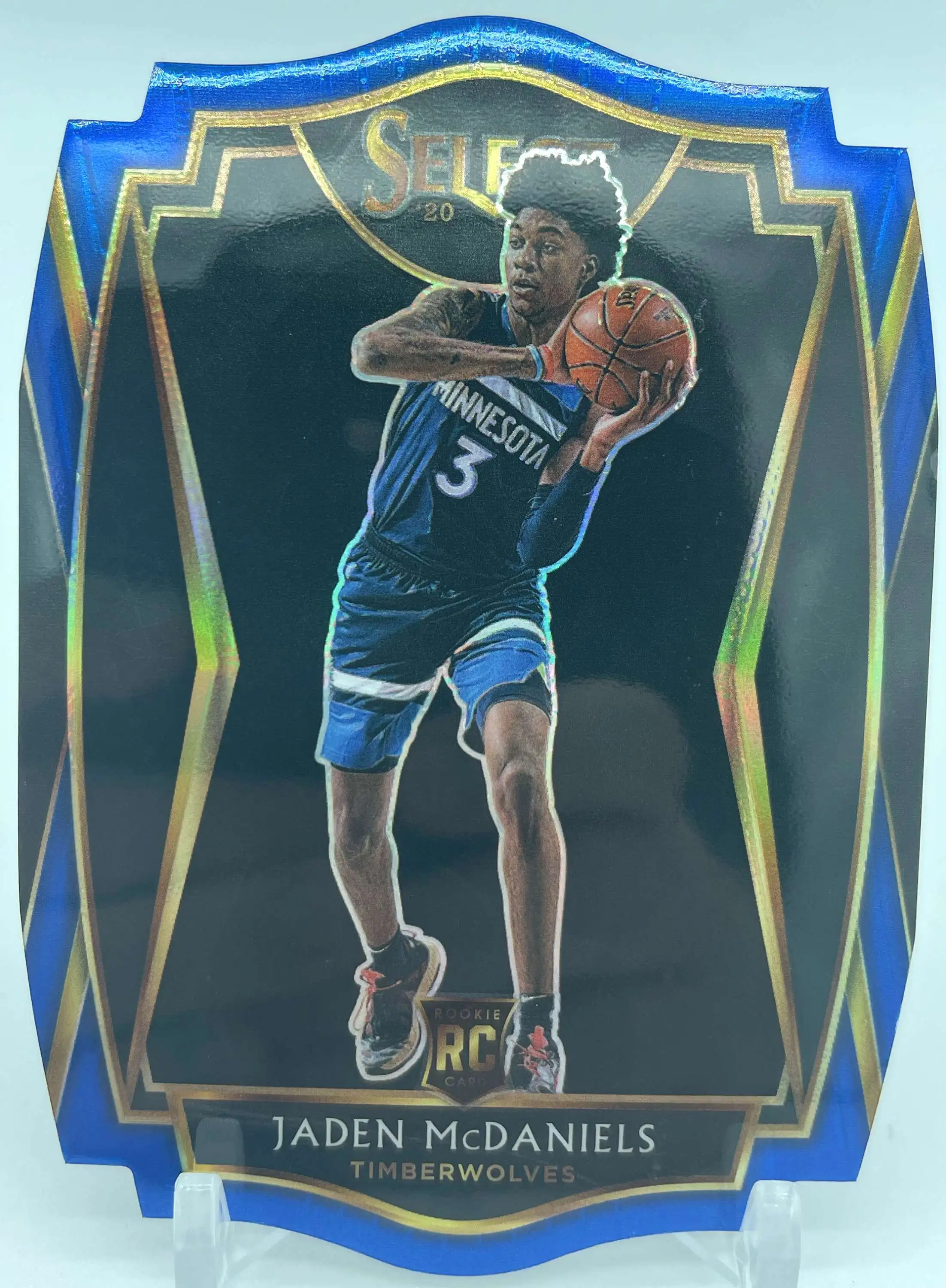 NBA 2021 Select Basketball 246/249 Jaden McDaniels #197 [Die Cut]