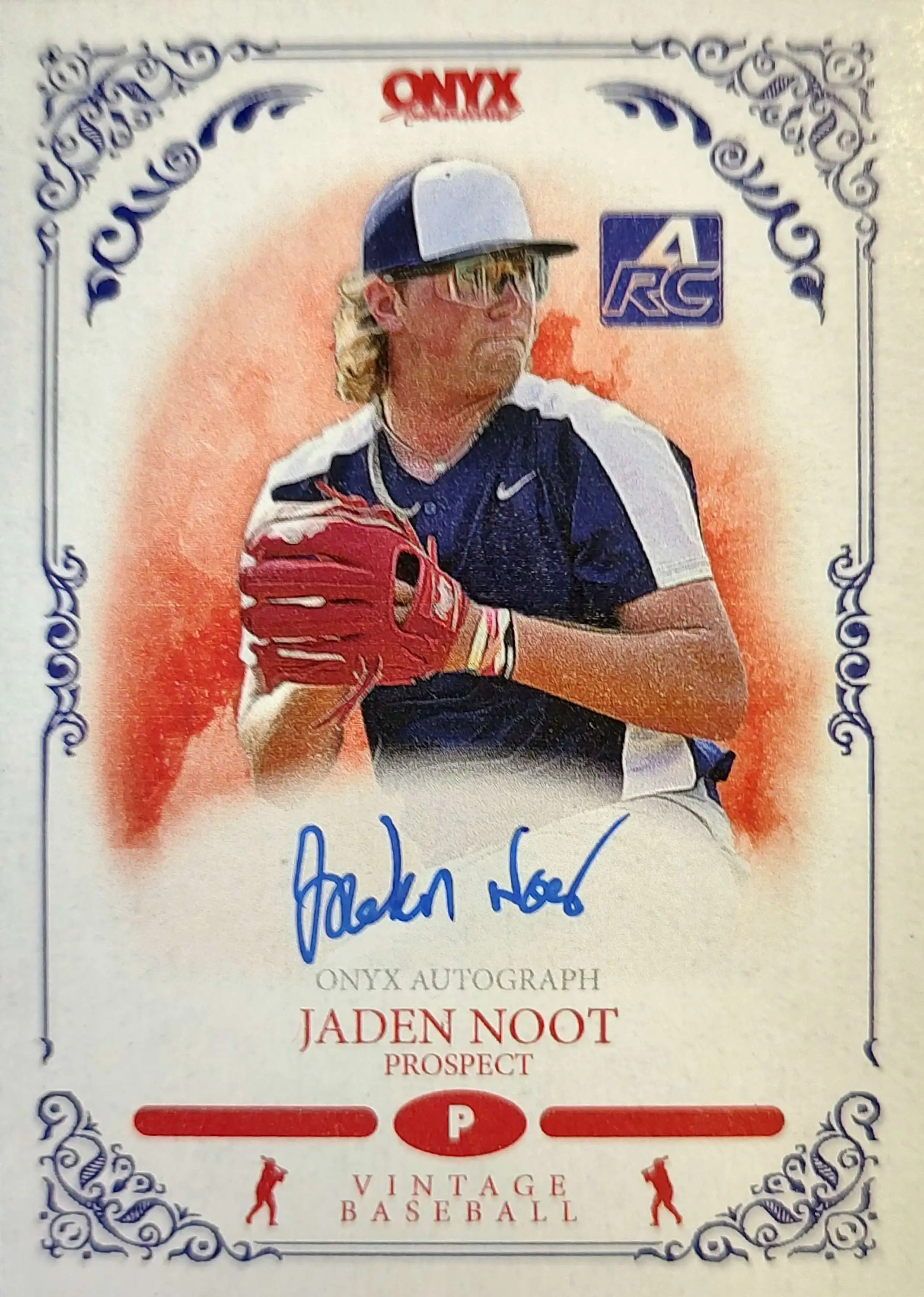 MLB 2022 Onyx Vintage Baseball Extended Jaden Noot Blue Ink Autographed  Single Card VAJN Rookie - ToyWiz