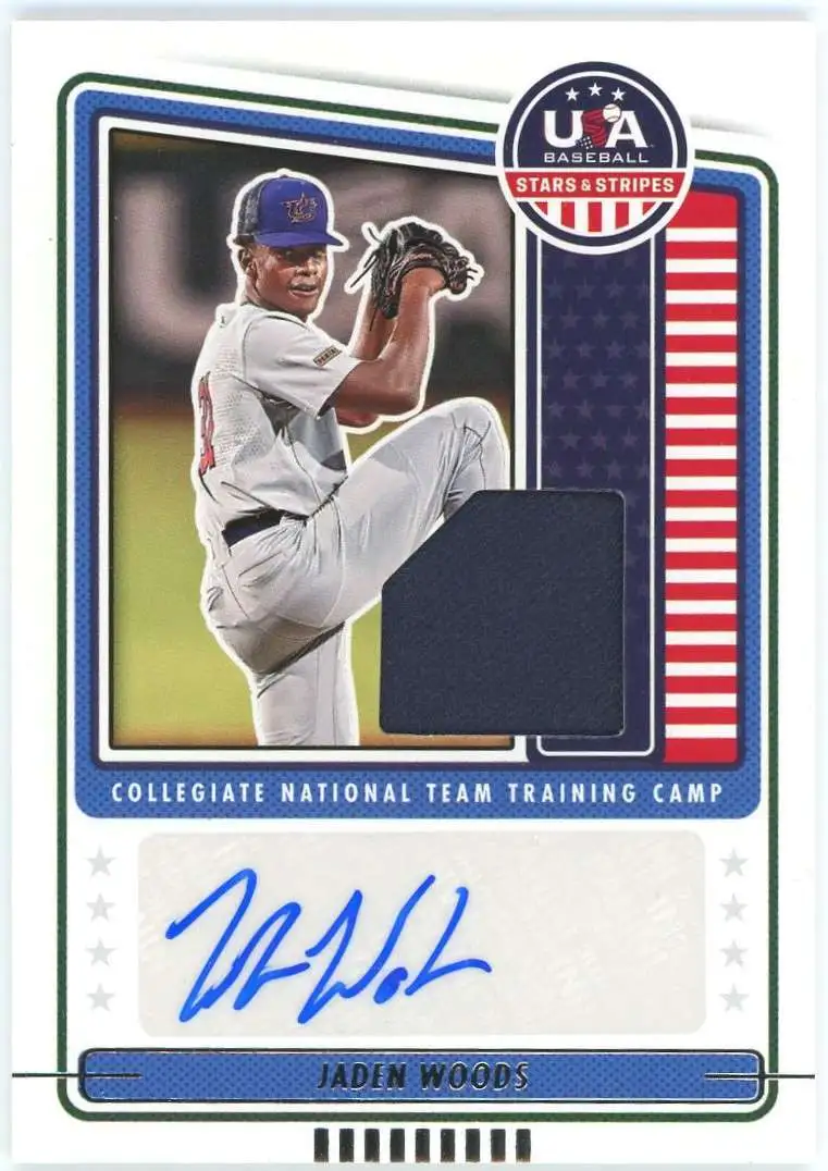 MLB 2023 Panini USA Baseball Stars Stripes Single Card Jaden Woods CNTC