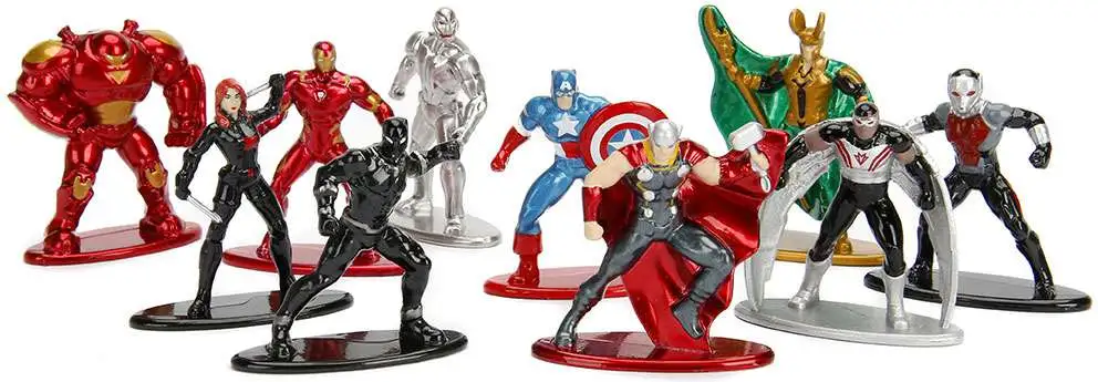 Thor Marvel Avengers Nano Metalfigs Die-cast Figures w/exclusives Black Panther 
