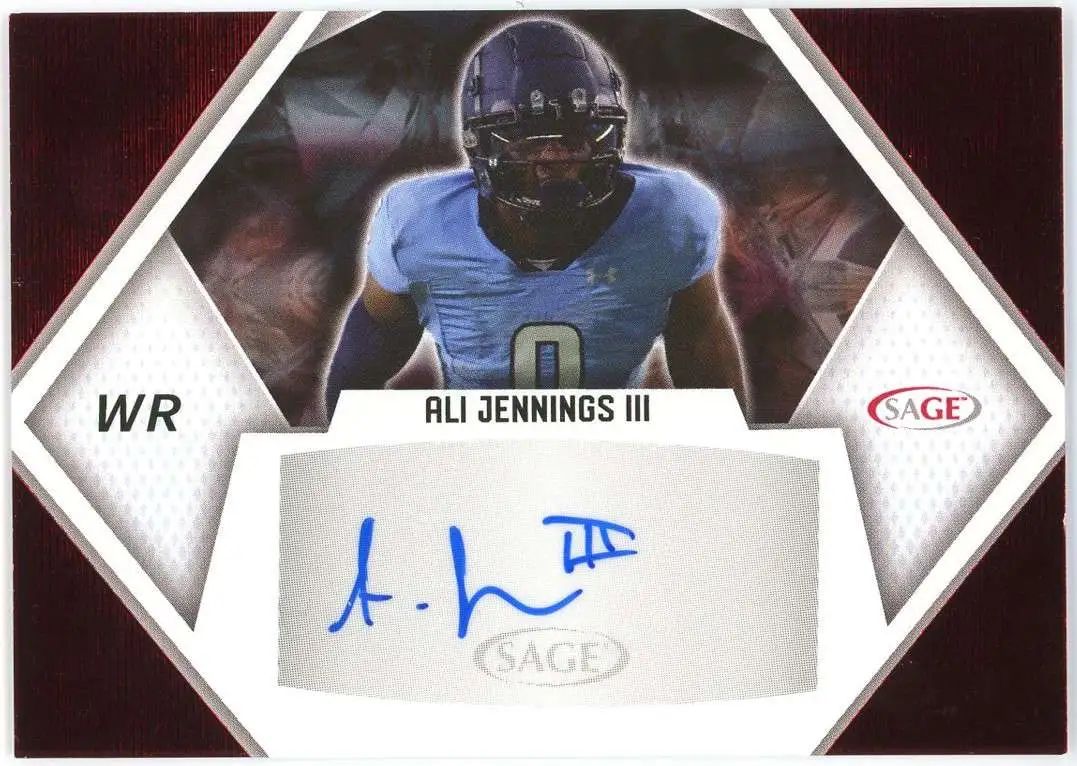 NFL 2023 Red Ali Jennings III A-AJIII [Autograph]