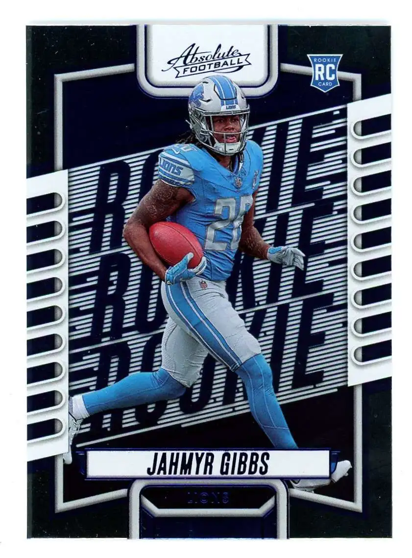 NFL 2023 Panini Absolute Blue Jahmyr Gibbs #108 [Rookie]