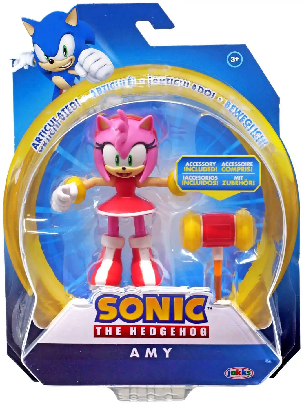  Sonic The Hedgehog 4-Inch Action Figure Mecha Sonic with Spike  Trap Collectible Toy : Toys & Games