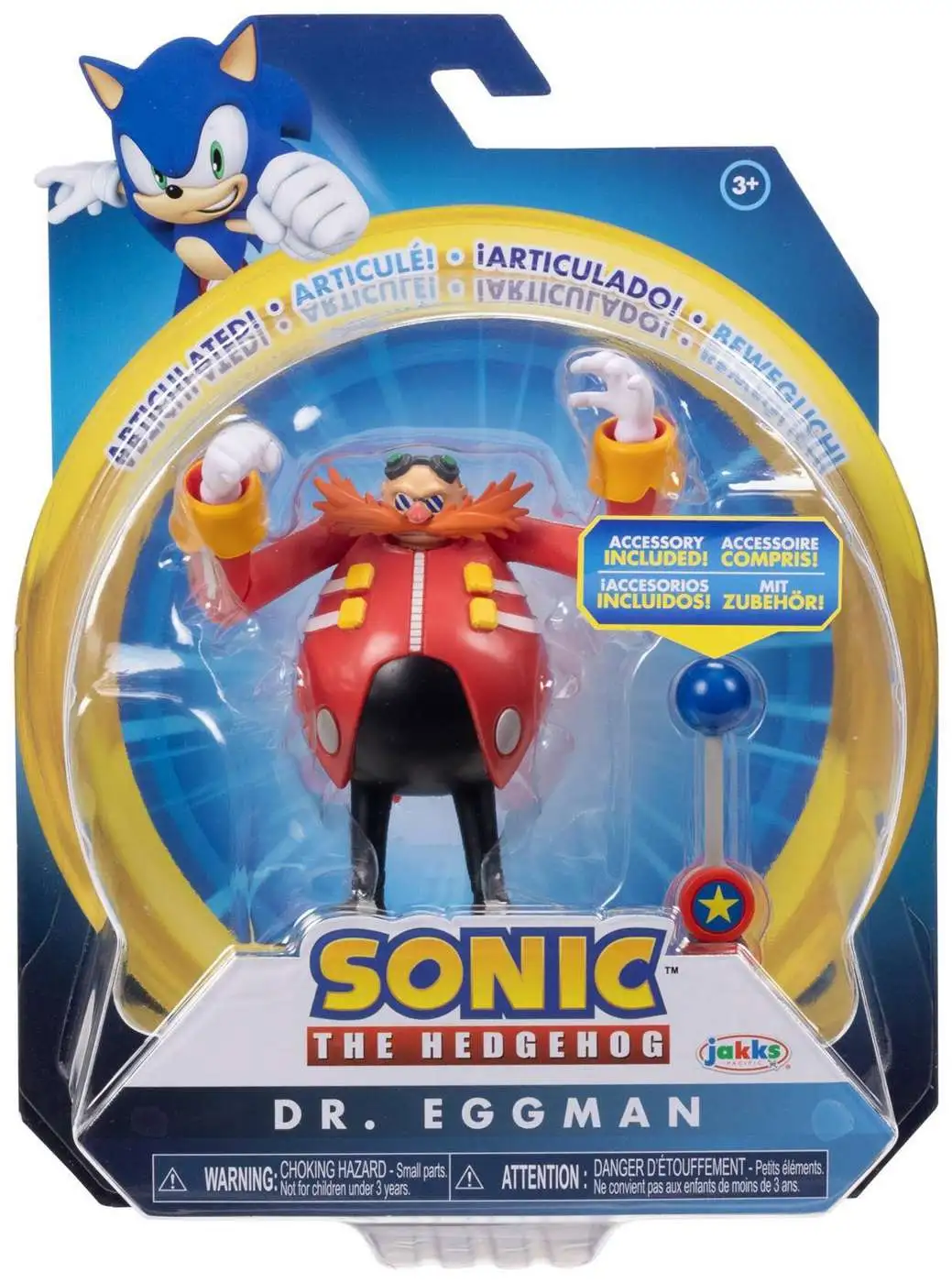 Boneco Dr. Eggman Articulado 10cm Sonic O Filme - Jakks em Promoção na  Americanas