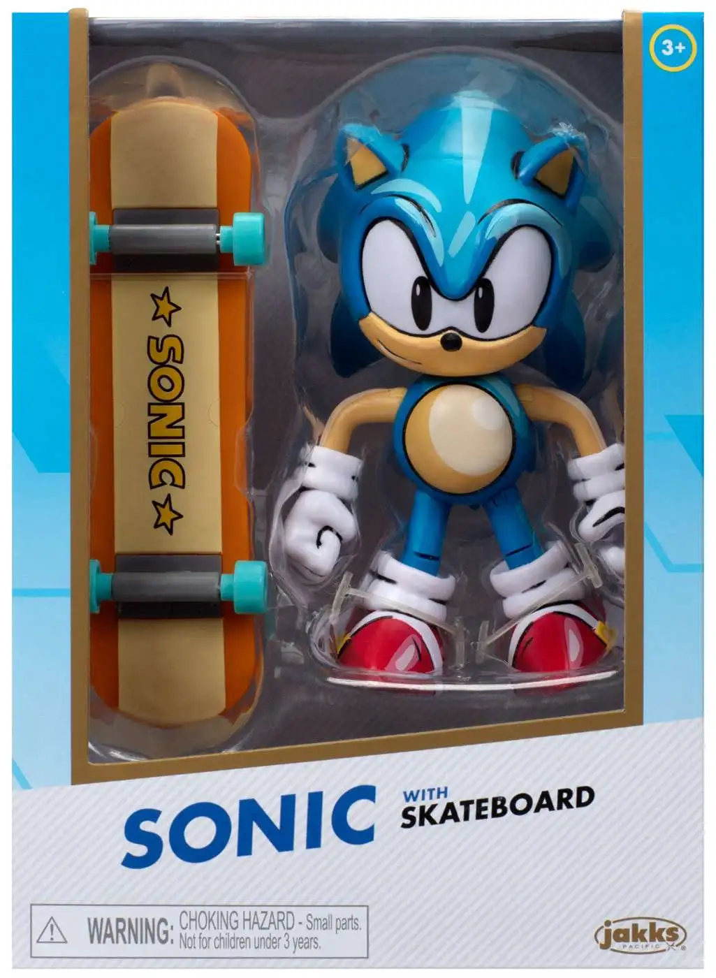 Sonic The Hedgehog Sonic Boom Sonic 3 Action Figure 22001 Mouth Closed  TOMY, Inc. - ToyWiz