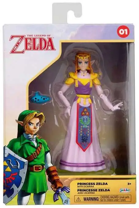 World of Nintendo The Legend of Zelda: Breath of The Wild Link 4 Inch  Action Figure