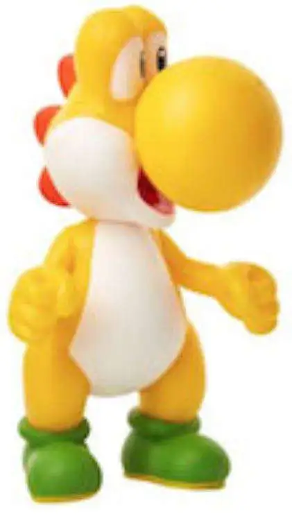 World of Nintendo Super Mario Yellow Yoshi 2.5-Inch Mini Figure [Loose]