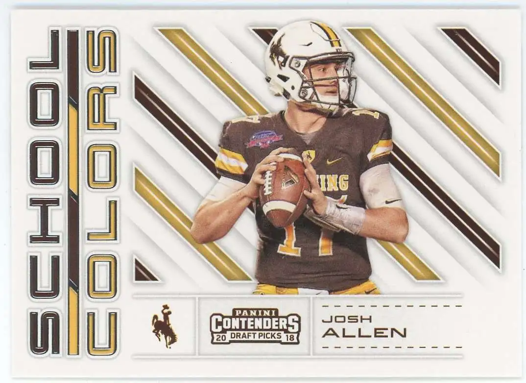 NFL 2018 Panini Contenders Draft Picks Single Card School Colors