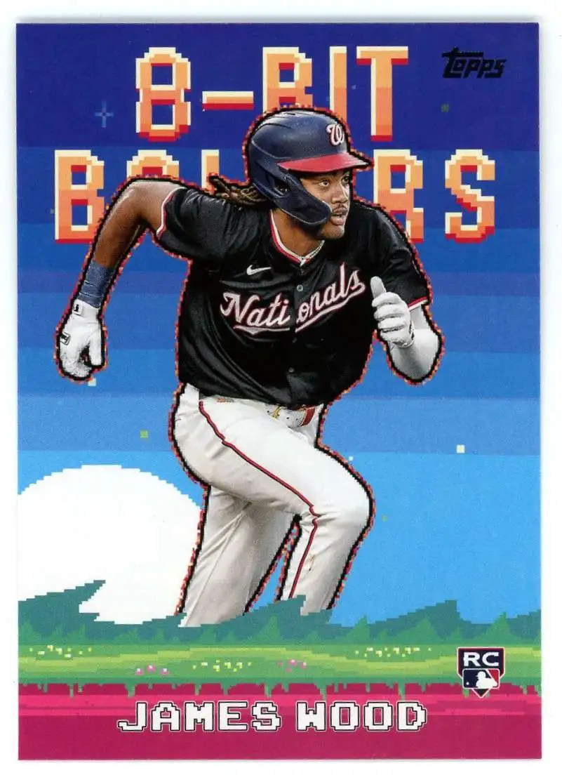 MLB 2025 Topps Series 1 Baseball 8-Bit Ballers James Wood #8B-16 [Rookie]