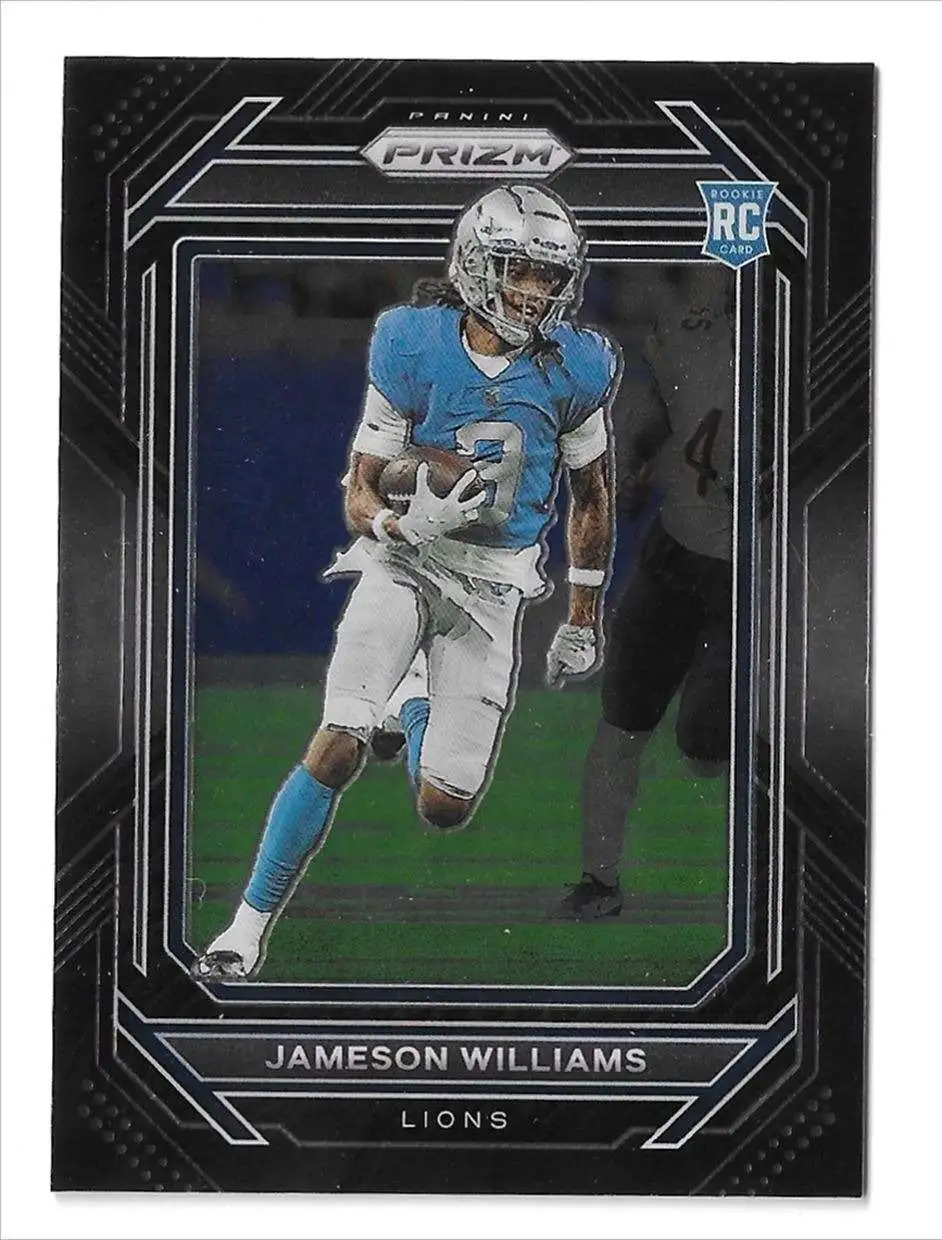 NFL 2022 Panini Chronicles Prizm Black Jameson Williams PB-13 [Rookie]