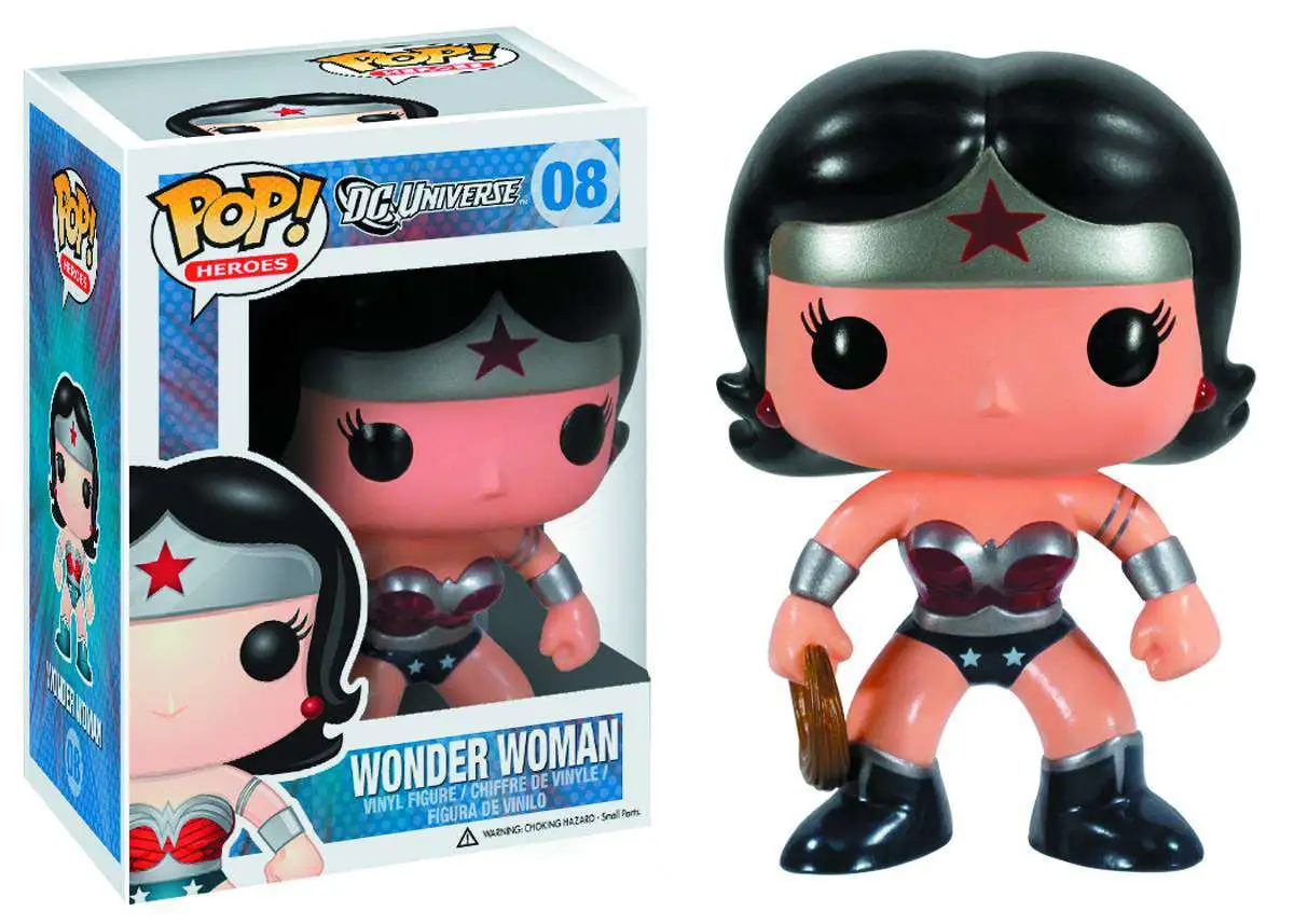 Funko DC Universe POP Heroes Wonder Woman Exclusive Vinyl Figure 08 New 52  Version, Damaged Package - ToyWiz