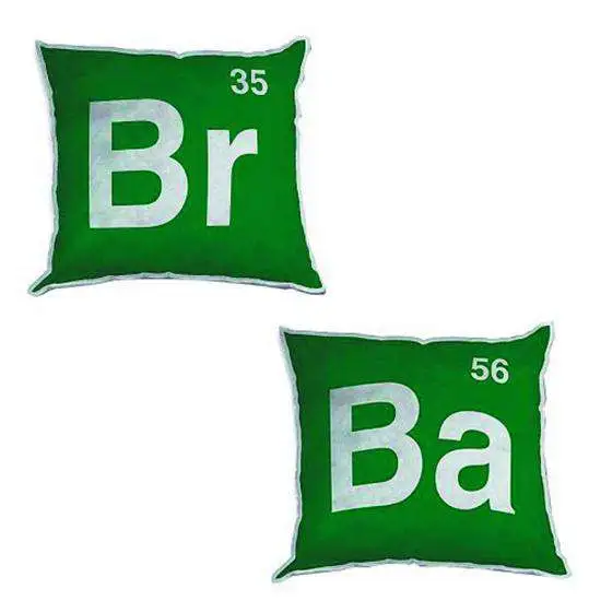 Breaking Bad Pair of Pillows 12-Inch x 12-Inch Plush