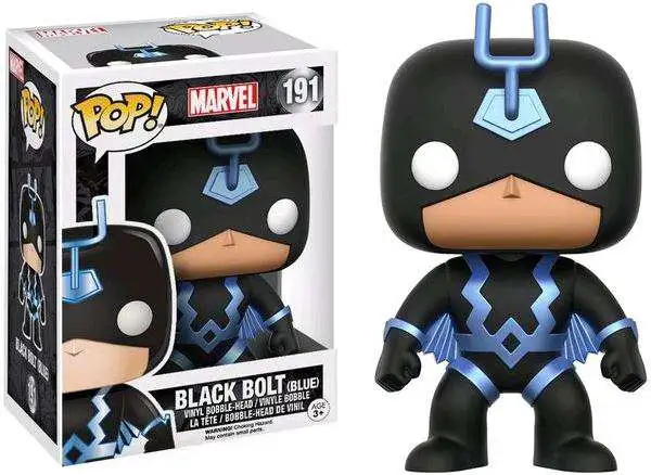 Funko Inhumans POP! Marvel Black Bolt Exclusive Vinyl Bobble Head #191 [Black & Blue Costume]