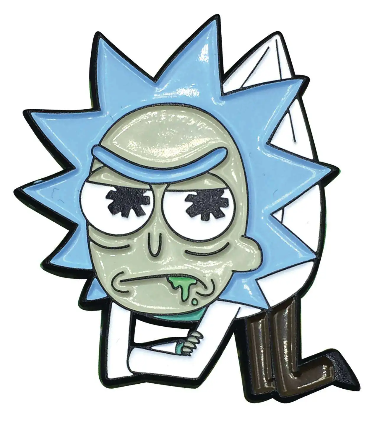 Rick And Morty X Breaking Bad Enamel Pin