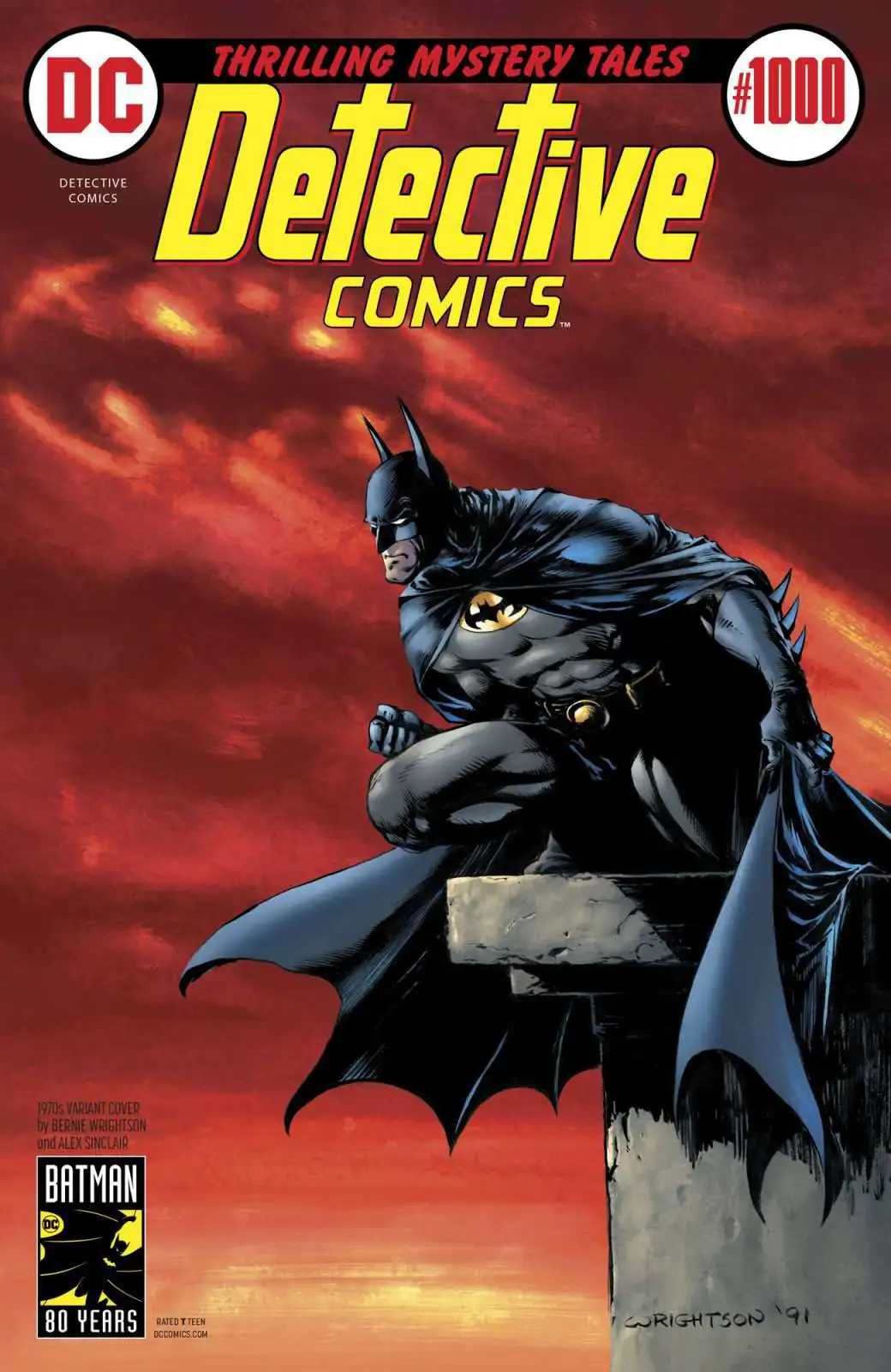 DETECTIVE COMICS #999 JOHN BYRNE VARIANT BATMAN COVER B 2019 
