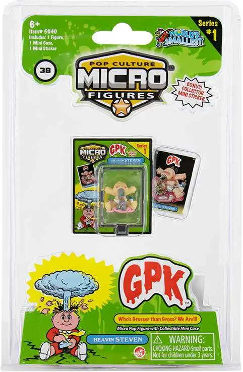 World's Smallest Garbage Pail Kids GPK Series 1 Heavin Steven 1.25-Inch Micro Figure