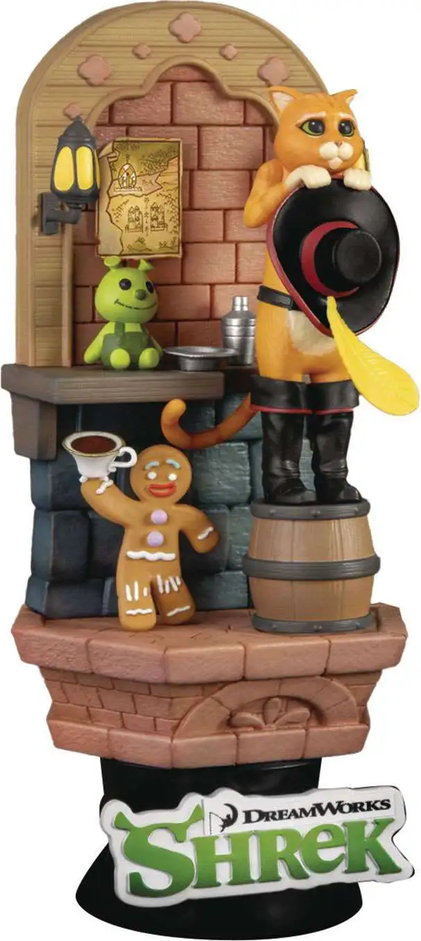 Shrek Puss in Boots Diorama Statue DS-96