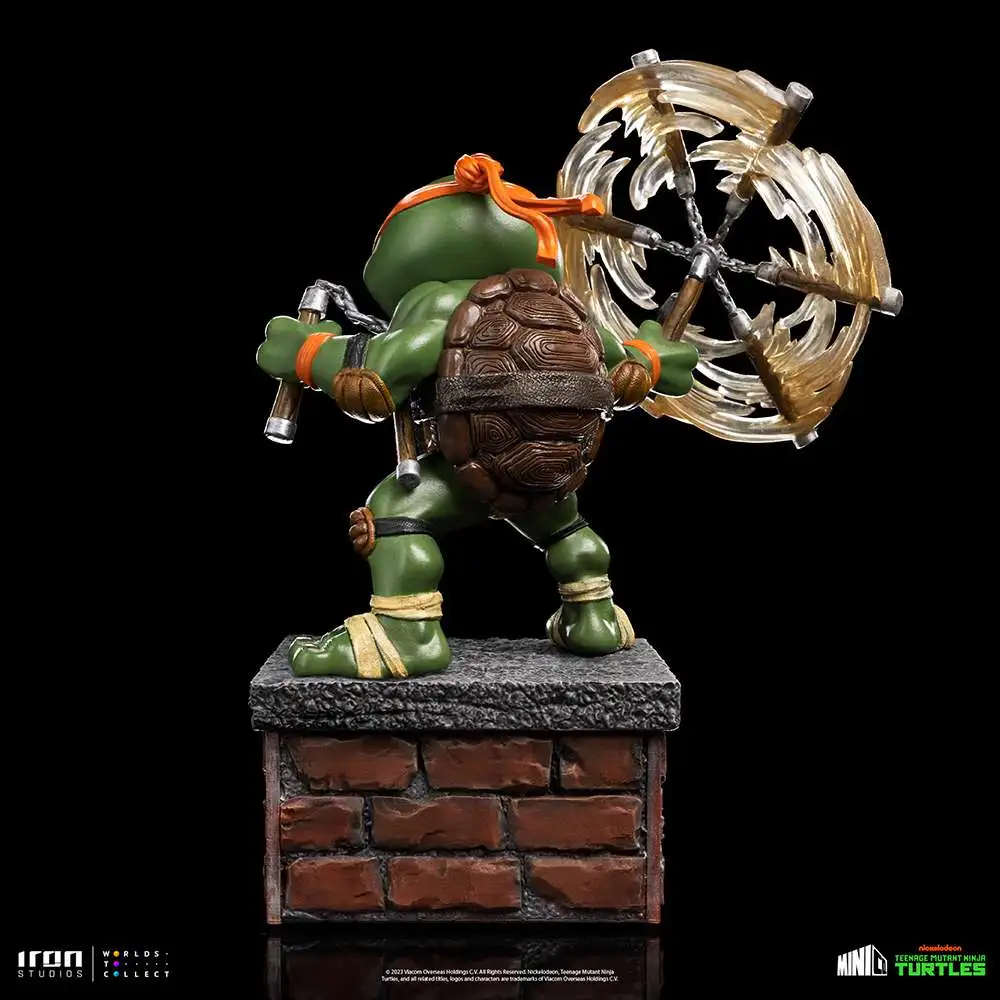 Iron Studios Michelangelo TMNT MiniCo Statue - 5 Inch Hand Painted Figure