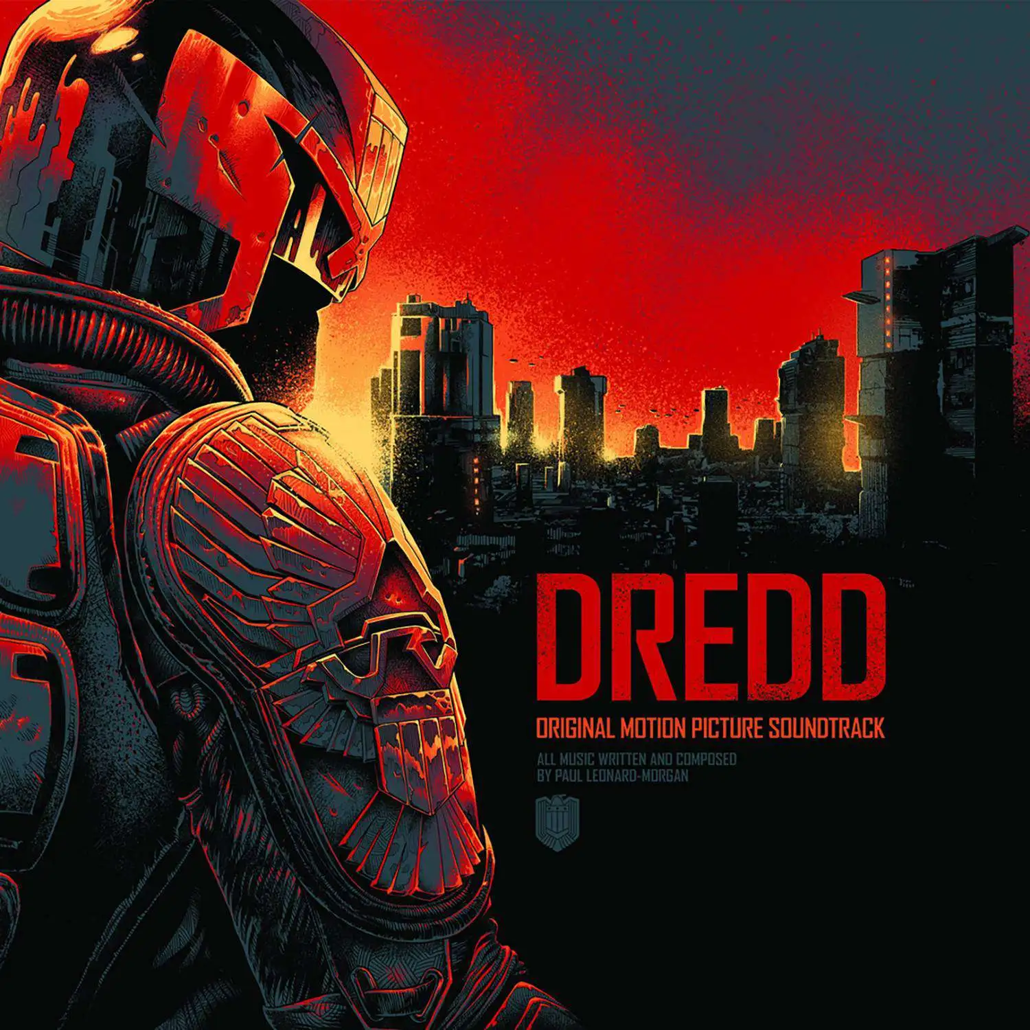 2000 A.D. Dredd Vinyl Record Soundtrack LP