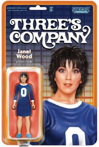 Three's Company Retro Janet Wood Action Figure