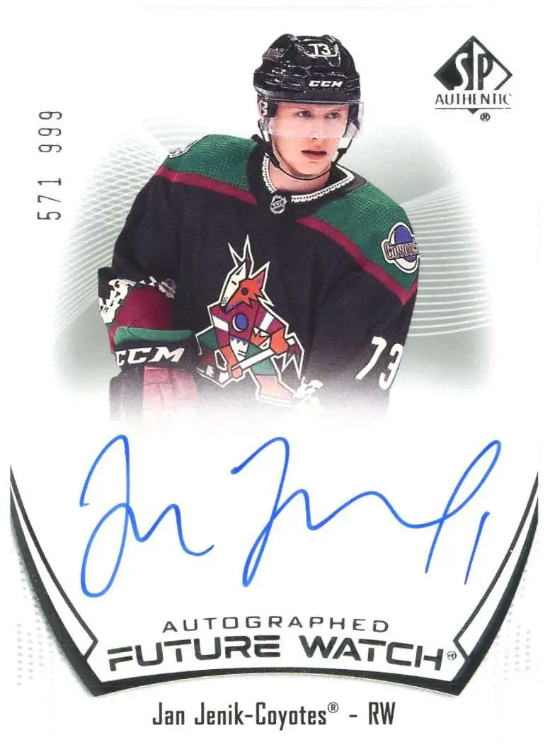 NHL 2021-22 SP Authentic Hockey 571/999 Jan Jenik #127 [Autograph]