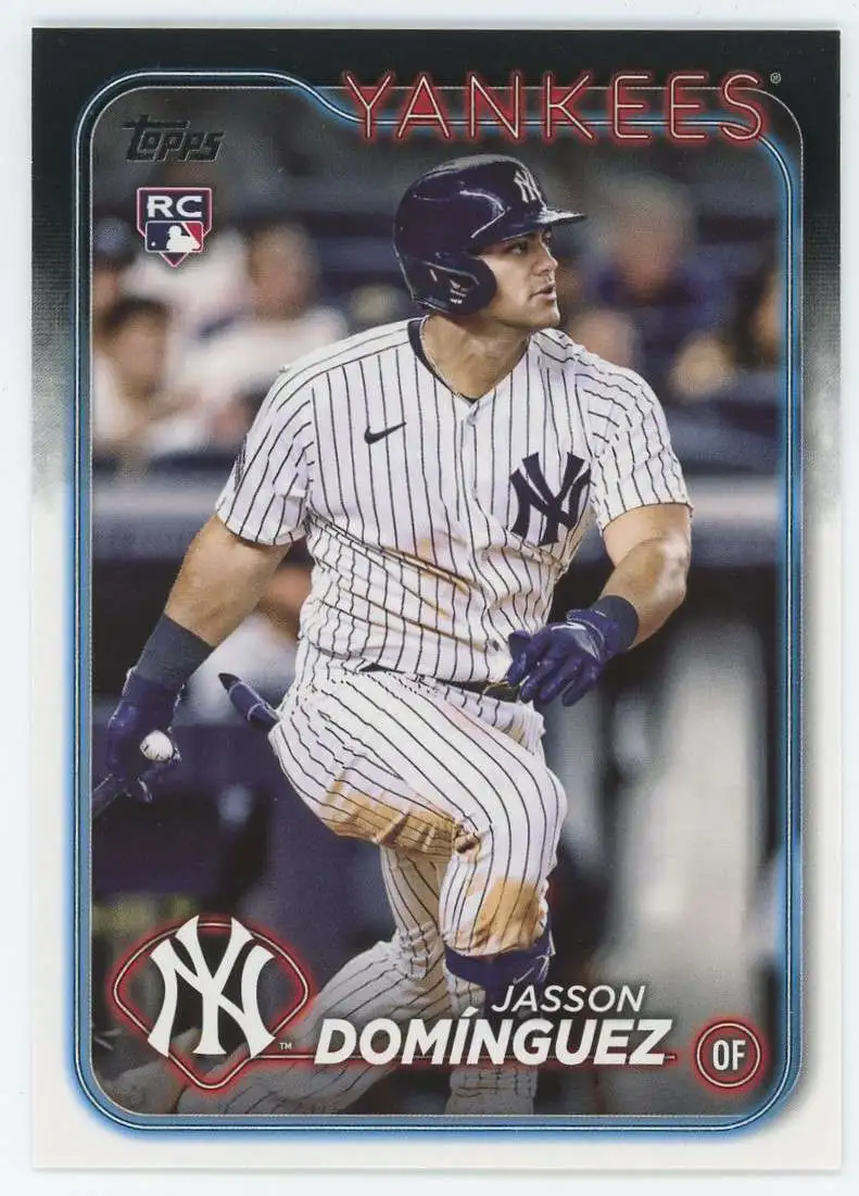 MLB 2024 Topps Series 1 Single Card Jasson Dominguez 60 Rookie - ToyWiz