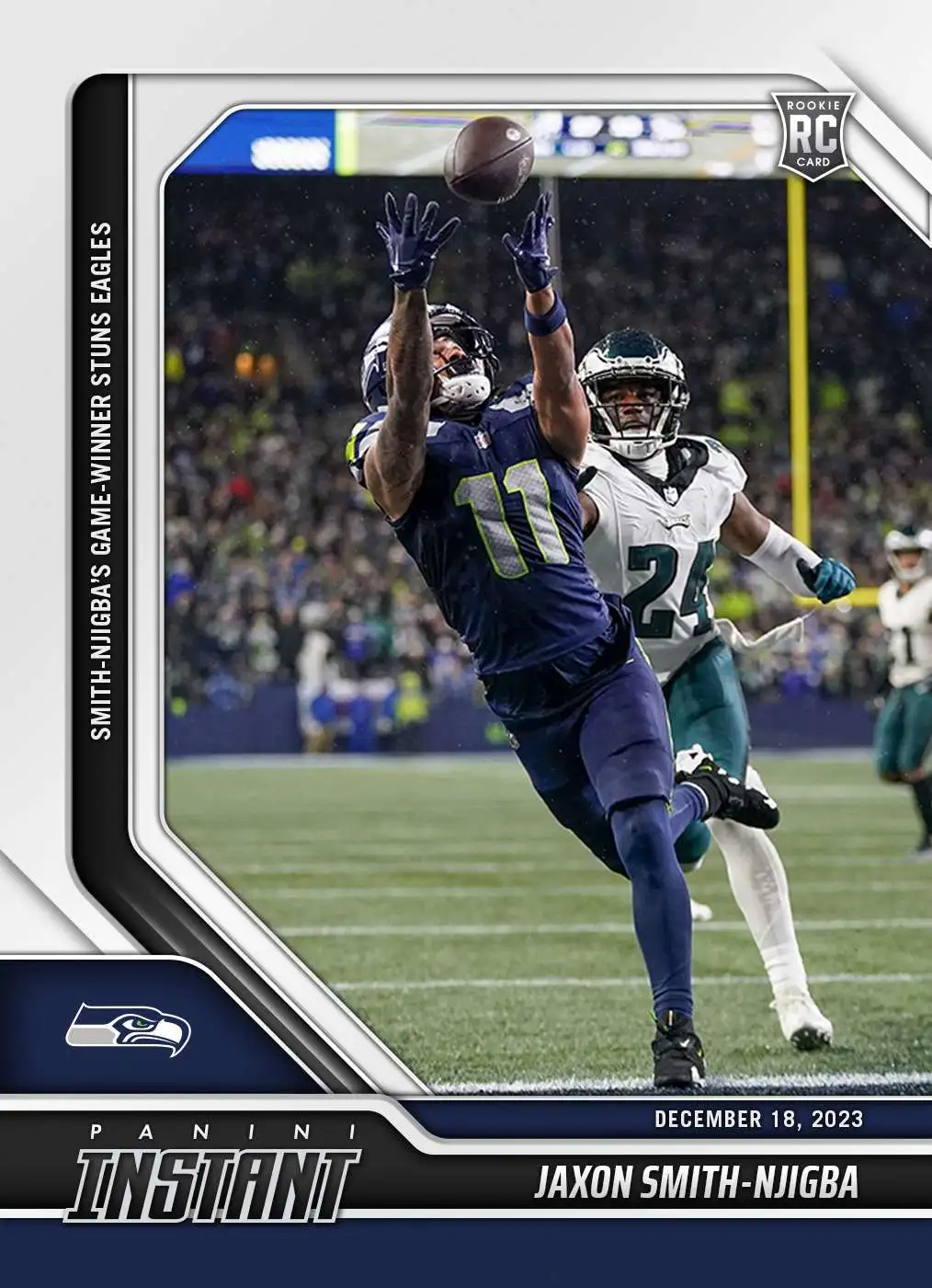 NFL 2023 Panini Instant Football Jaxon Smith-Njigba #101 [Rookie, Game Winner Stuns Eagles]